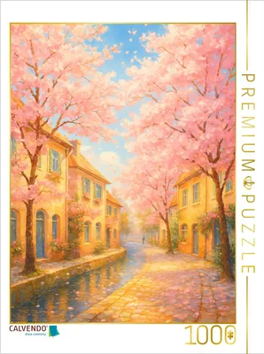 Produktbild von CALVENDO Puzzle Blüten in der Morgenluft | 1000 Teile Lege-Größe 64x48cm Foto-Puzzle für glückliche Stunden