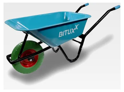 Produktbild von Schubkarre 100L mit PolyurethanVollgummi Rad bis 250kg