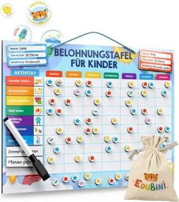 Immagine prodotto di Scheda di ricompensa per bambini: Edizione spaziale