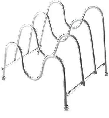 Immagine prodotto di Unyqoos®: supporto metallico a tre strati per coperchi e taglieri da cucina