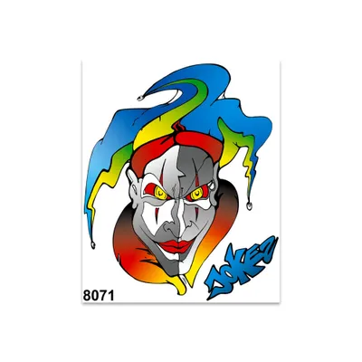 Immagine prodotto di Adesivo con la faccia di Joker 14 x 16 cm