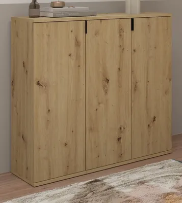 Produktbild von Kommode "Line-Up" Eiche Sideboard Mehrzweckschrank 91 x 99 cm