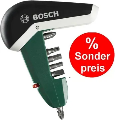 Produktbild von Bosch 7tlg. Pocket Schrauberbit-Set Bit Bits Schraubendreher Bitset