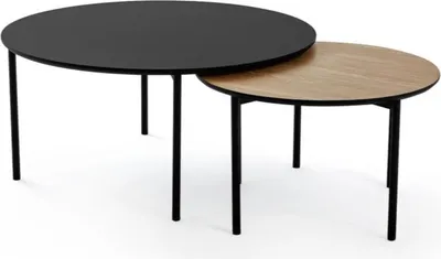 Produktbild von Designertische Runde Tische Couchtische Wohnzimmertisch-Sets Satztische