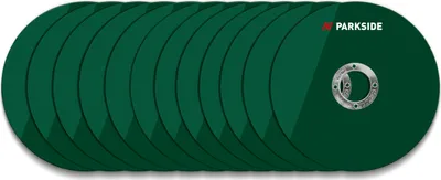 Produktbild von PARKSIDE® Winkelschleiferzubehör 125 mm Trennen (Trennscheiben Set 12tlg.)
