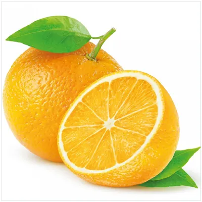 Produktbild von Wallario Memoboard Magnettafel aus Glas, Größe 50 x 50 cm, Motiv Saftige Orangen vor weißem Hintergrund