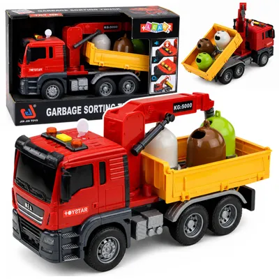 Produktbild von LKW-Kran Müllsortiercontainer Lichter Ton Rot