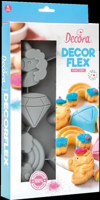 Produktbild von Decora 9260404, Kuchenform, andere, Grau, Silikon, 170 mm, 300 mm