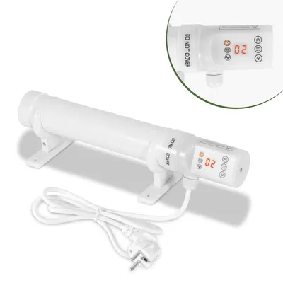 Zdjęcie produktu dla Ogrzewacz do szklarni Peviasot, 60W, z timerem i cyfrowym termostatem 3000W, grzejnik rurowy o długości 340 mm