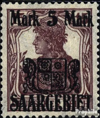 Produktbild von Briefmarken Saarland 1921 Mi 51 gestempelt Neues Saarwappen