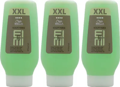 Produktbild von Wella Eimi Sculpt Force Flubber XXL 3 x 250 ml Haargel Set
