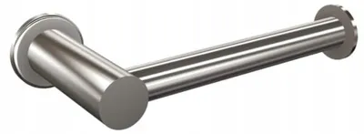 Imagen del producto de Soporte para papel higiénico Andex, diseño cromado, sin tapa