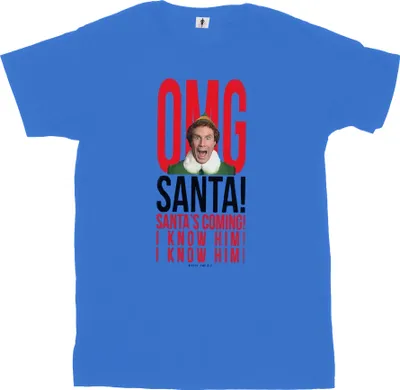 Produktbild von Elf - "OMG I Know Him" T-Shirt für Damen BI22091 (XXL) (Königsblau)