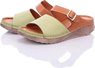 Produktbild von Gemini Damen Pantolette grün Größe 38