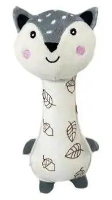 Image de Jouet sonore « petit renard gris » 17 cm - Tulilo