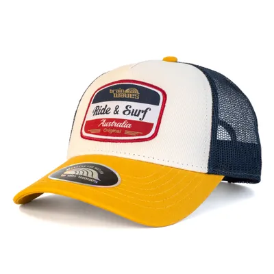 Produktbild von Brain Waves Ben Trucker Cap, mango stone