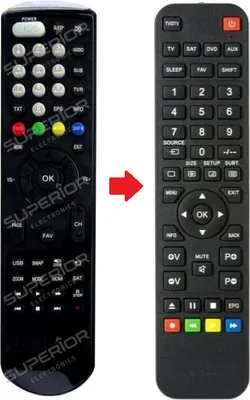 Produktbild von Ersatz Fernbedienung für Comag UCR101 Vers. 1 / Twin HD/CI+ Receiver