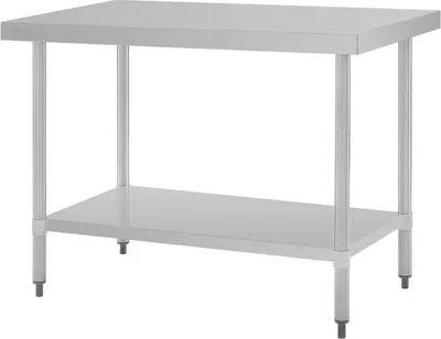 Image de Table de travail Vogue avec étagère, dimensions : 90 (H) x 120 (L) x 70 (P) cm