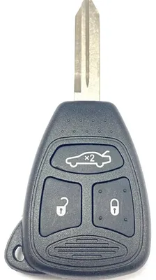 Produktbild von Techstar®-Schlüsselgehäuse mit 3 Tasten für Chrysler 300C, Dodge, Jeep – kompatibel mit dem CY24-Schlüssel (2005–2008)