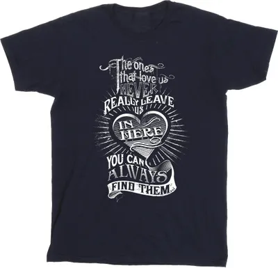 Produktbild von Harry Potter - "The Ones That Love Us" T-Shirt für Herren BI31077 (XXL) (Marineblau)