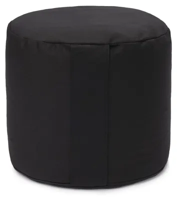 Produktbild von yogabox Glückssitz® Rondo Big D - regional hergestellt - schwarz 36 x 36 x 28 cm Buchweizenschalen