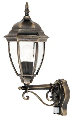 Image de Rabalux 8380 Applique extérieure Toronto, E27, or, ronde, classique, IP44, ø205mm