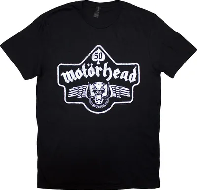 Produktbild von Motörhead 50 Years Ace Wings Emblem Black 2XL T-Shirt