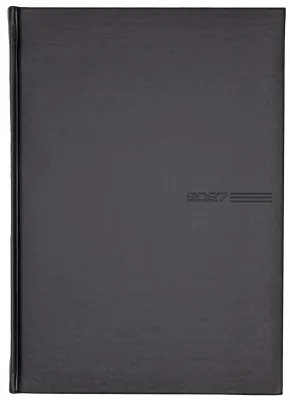 Produktbild von 2027 GÜSS Buchkalender A5 Einband Balacron schwarz