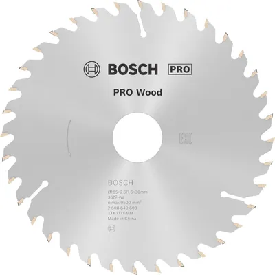Produktbild von PRO Wood Kreissägeblatt, 165 x 2,6 x 30 mm, Z36