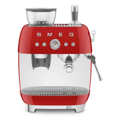 Obrázok produktu pre SMEG EGF03RDEU Kompakt Siebträgermachine rot Dampffunktion