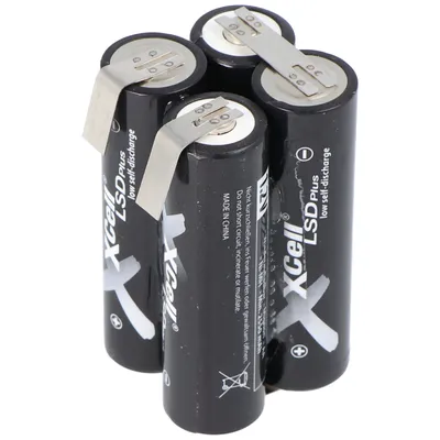 Zdjęcie produktu dla Akumulator odpowiedni do Makita 6722D, 6722DW, 6723DW, zastępuje Makita TL00000012 CS-MKT672PW, 4 x APFT2100-1 4-ogniwowy akumulator NiMH Mignon AA 4,8 V z końcówkami zaciskowymi