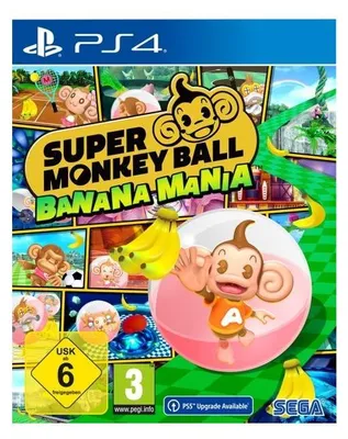 Produktbild von SEGA Super Monkey Ball Mania Launch Edition, PlayStation 4, Multiplayer-Modus, E10+ (Jeder über 10 Jahre)