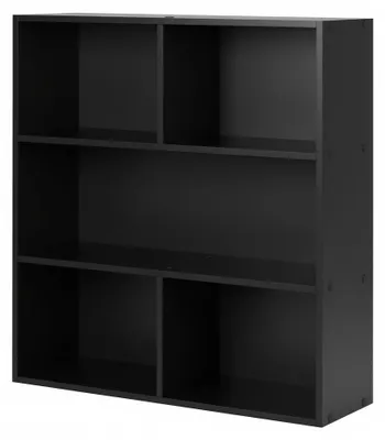 Produktbild von ModernHome S-20 Standregal, 3 Ebenen, 87 x 24 x 87 cm, schwarz