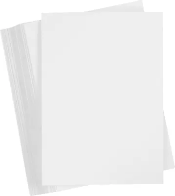 Produktbild von Creativ Company Farbkarton, A4, Blatt 210x297 mm, 180 gr, weiß, 100 Blatt 1 Karton