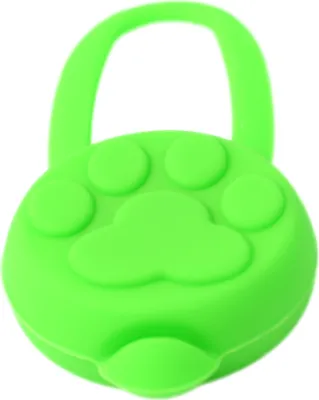Produktbild von PRECORN LED Silikon Leuchtanhänger inkl. Batterie Leuchthalsband Halsband für Hund Haustier Katze uvm. Led Hundehalsband in grün