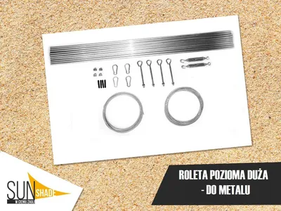 Immagine prodotto di Tendalino a rullo METALL, kit di montaggio, modello grande