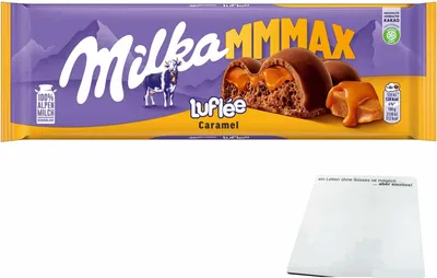 Produktbild von Milka Luflee Caramel (250g Großtafel) + usy Block