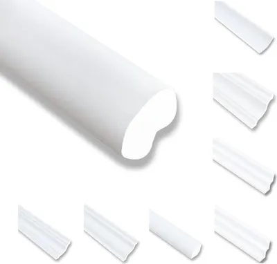 Immagine prodotto di MDEKOR 30 metri di Cornici per Soffitto in Polistirene XPS Profilo Decorativo Bianco 20x20 cm Pacchetto Risparmio ND20