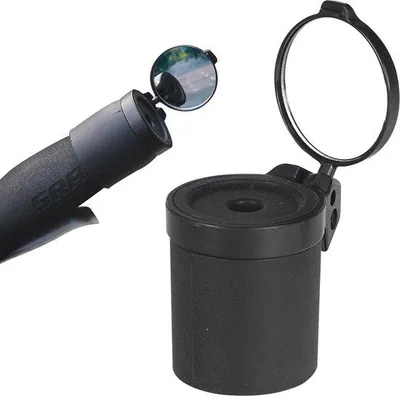 Produktbild von Famanu Fahrradrückspiegel 360° drehbar - Schwarz