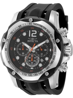 Zdjęcie produktu dla Invicta Speedway 49888 Zegarek Męski - Mechanizm Kwarcowy - Stal Nierdzewna z Czarną Tarcza - 51 mm