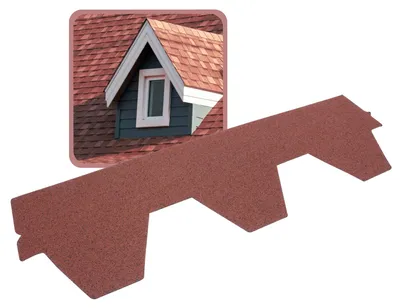 Produktbild von DAPRONA 20x Bitumen Dachschindeln Hexagonal Rot 1 m x 32 cm – 2,6 m² selbstklebend mit Glasvlieseinlage – wetterfest & UV-beständig für Gartenhaus, Carport, Garage, Pavillon