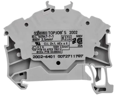 Imagen del producto de WAGO TOPJOB S 4L-DG-KL.35GR. 2 2002-6401 QMM, color gris