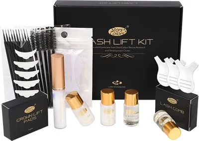 Produktbild von Wimpernlifting Lash Lift Set Kit 28 tlg Stars Colors BMTLAB