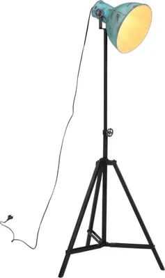 Zdjęcie produktu dla Lampa stojąca, 25 W, postarzany niebieski, 61x61x90/150 cm, E27