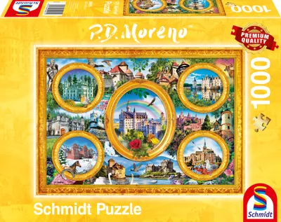Produktbild von Puzzle 1000 T. Moreno Schlösser