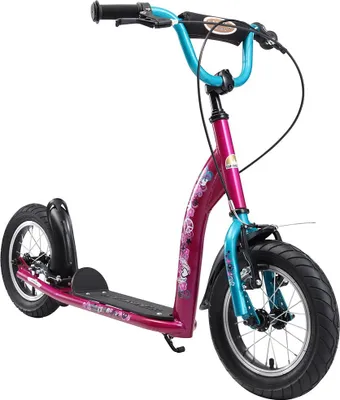 Produktbild von BIKESTAR Tretroller Kinderroller ab 6 - 7 Jahre | 12 Zoll Sport Edition | Berry & Türkis