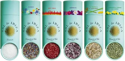 Produktbild von Sal de Ibiza - Salzstreuer "Granito" Probierset, 6-teilig