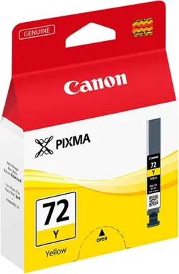 Zdjęcie produktu dla Canon 6406B001, Standardowa wydajność, Żółty, Tusz na bazie pigmentu, 1 szt., 377 stron(y)