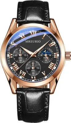 Produktbild von Elegante Herrenuhr NI-33690 in Schwarz KP33690