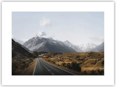 Produktbild von Poster - Poster ohne Rahmen - Weg Berg Gipfel - 40x30 cm - Wand Bild - Wanddeko - Wandbilder - Kunstposter - Wandposter - Bilder - Kunstdruck - Wanddekoration - Wandbild - P2XAA40x30-4833